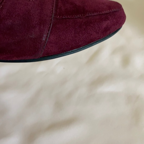 Maroon Slip On Mules, 7.5 - Picture 5 of 9